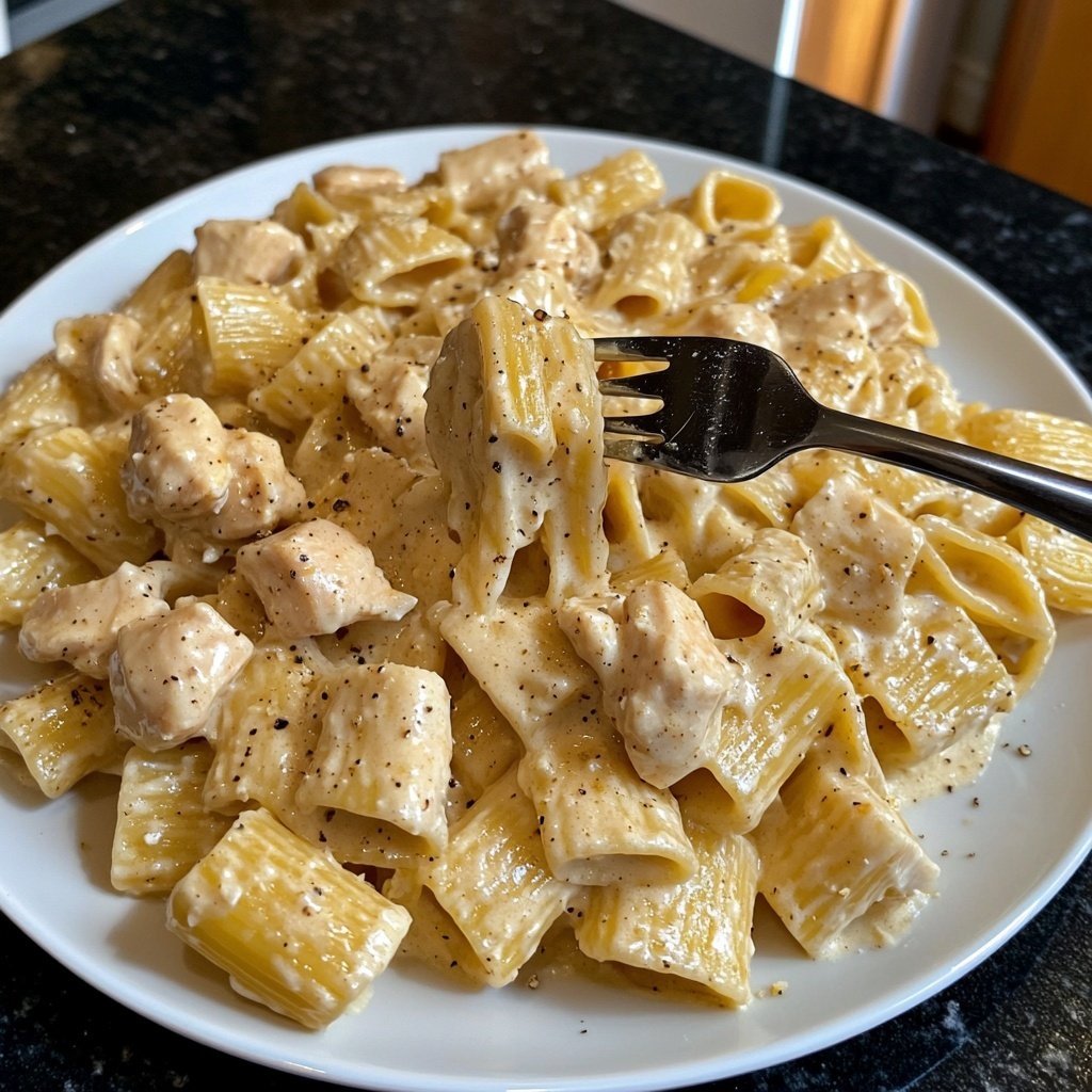 Creamy Garlic Parmesan Chicken Pasta