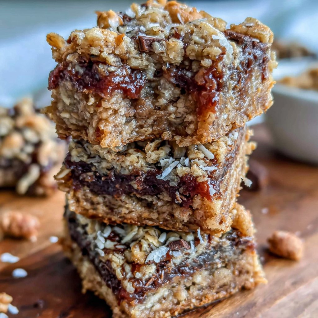 Healthy Peanut Butter Oat Snack Squares
