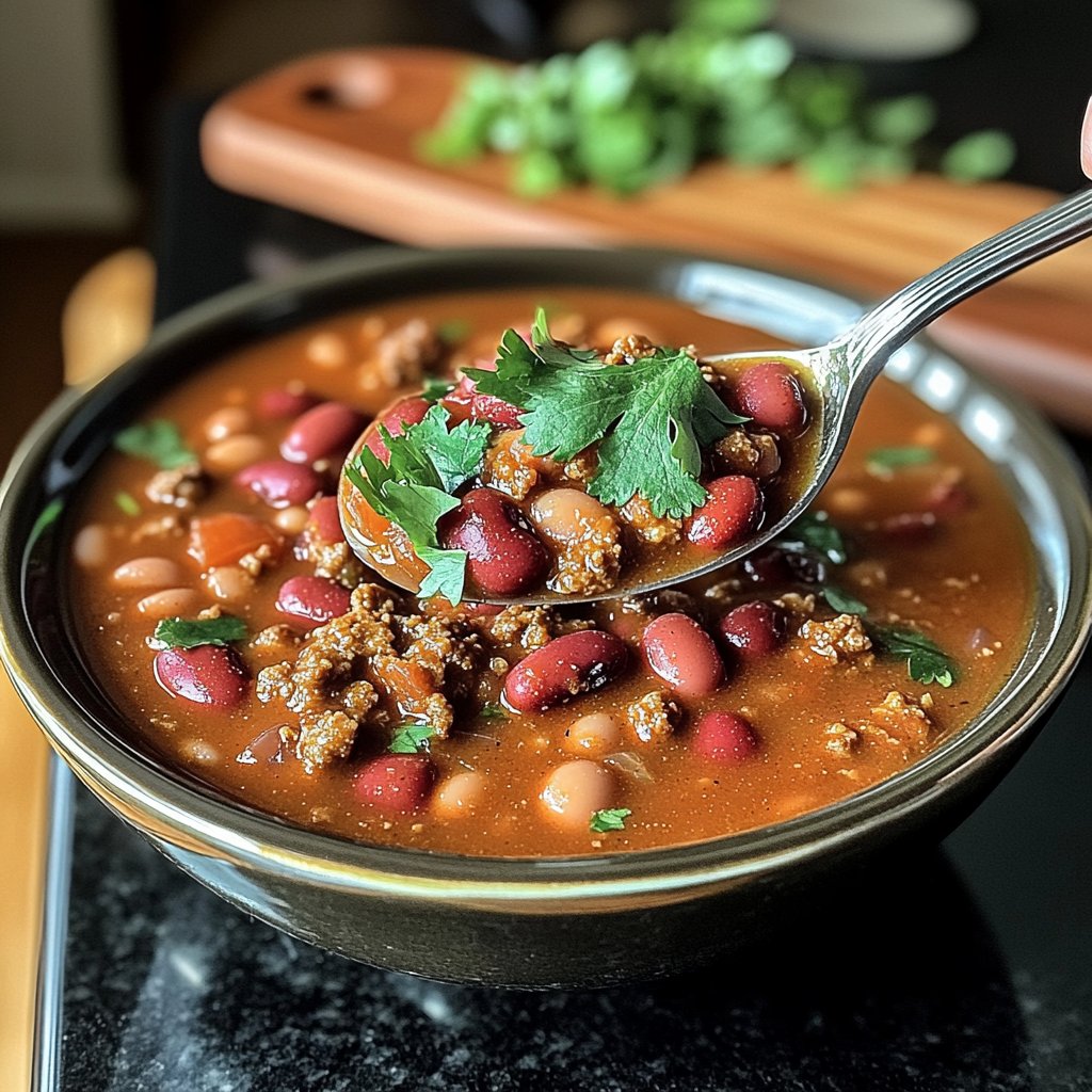 Ground Beef and Bean Chili