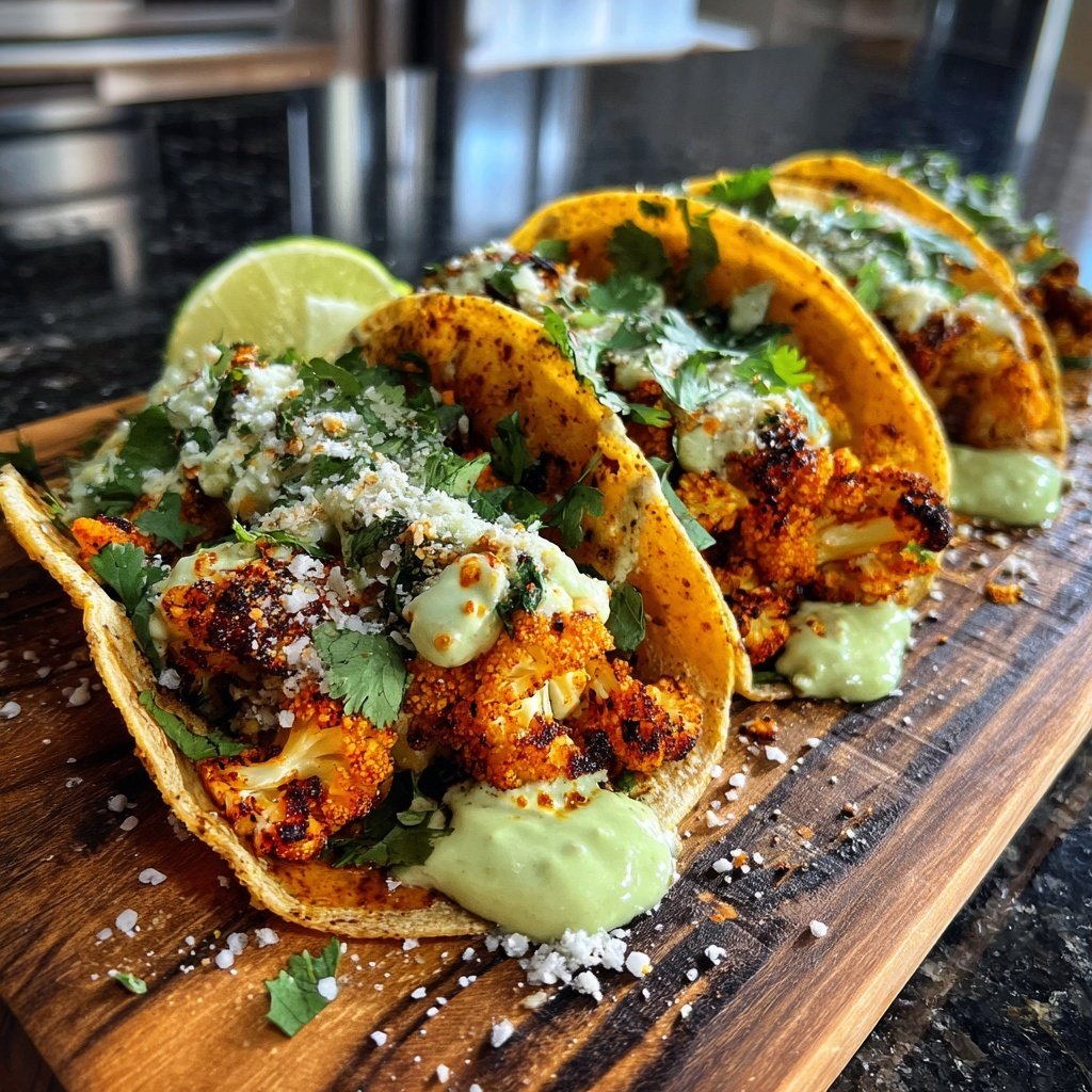 Roasted Cauliflower Tacos