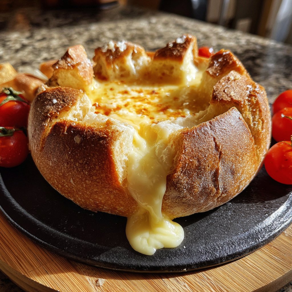 Fondue with Raclette Cheese