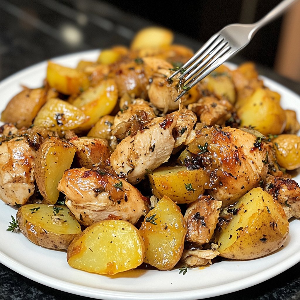Dump-and-Go Crockpot Chicken and Potatoes