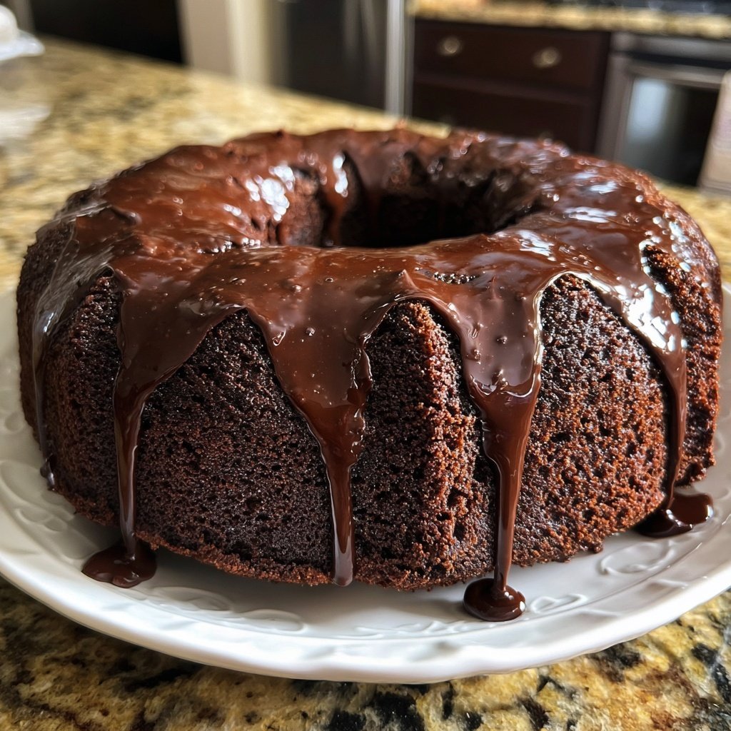 Moist Chocolate Cake Made From Scratch