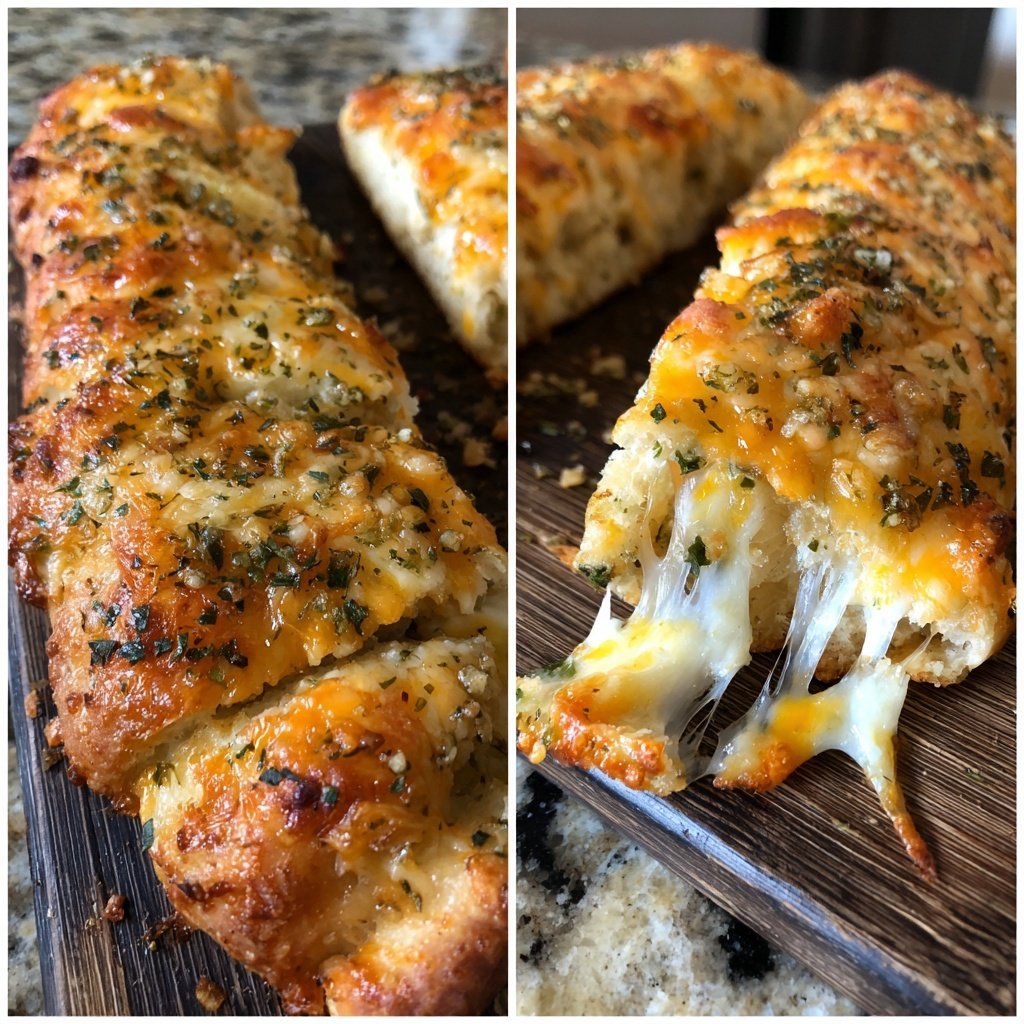 Super Bowl Cheesy Breadsticks
