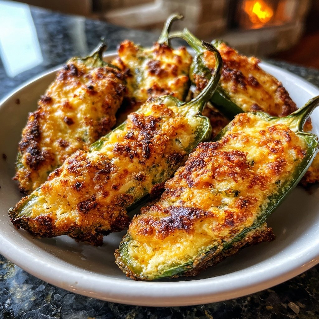 Jalapeno Poppers with Smoked Cheese
