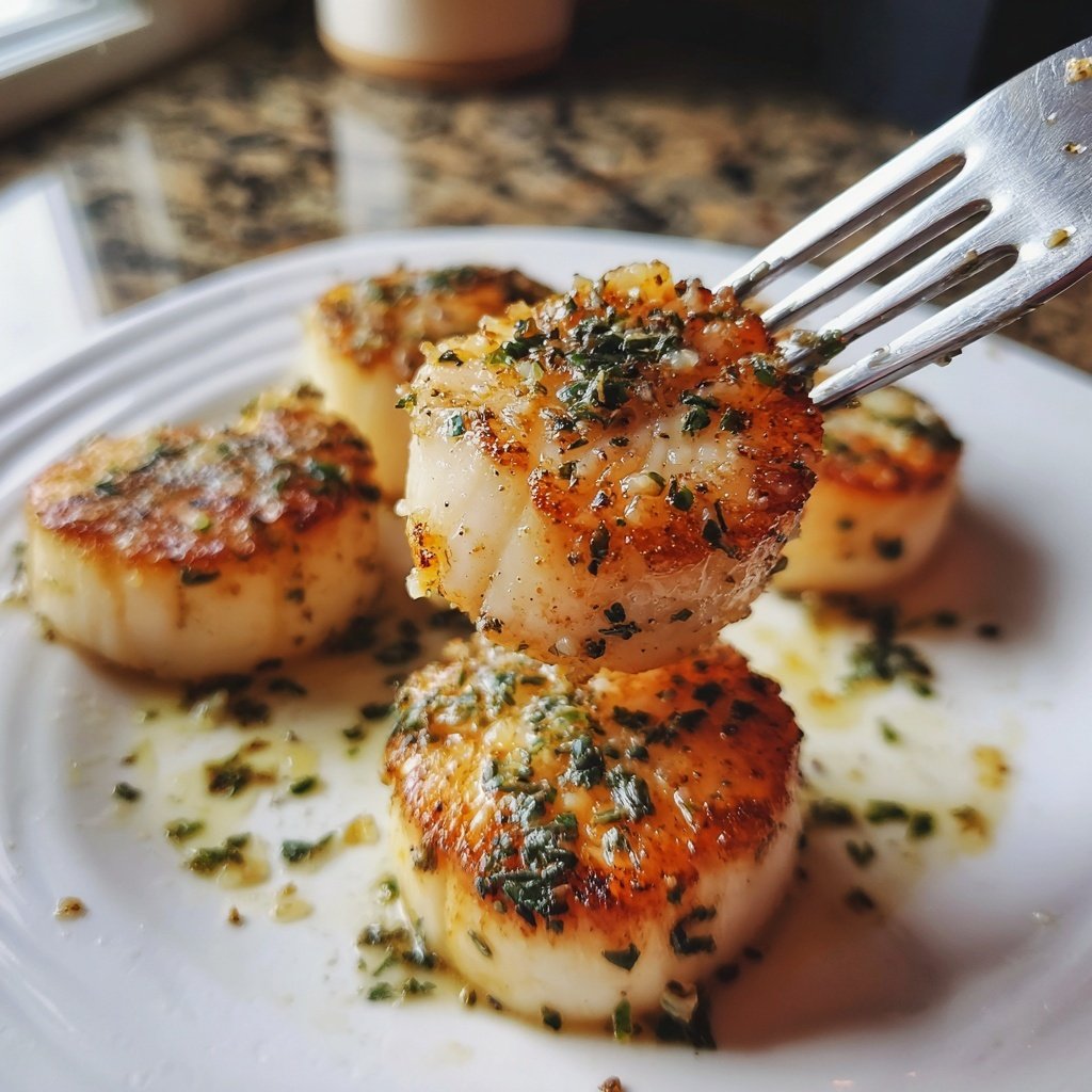 Quick Seared Scallops