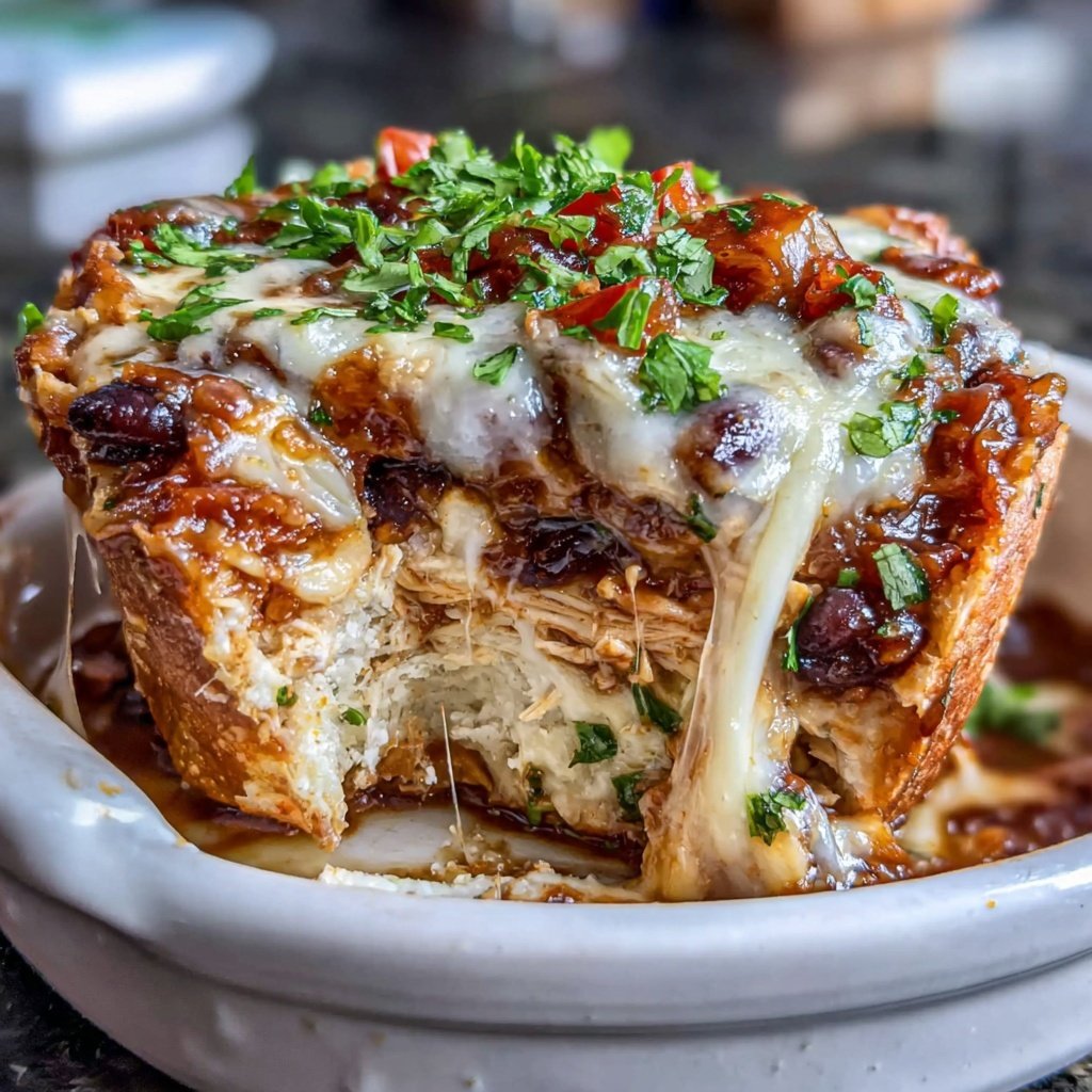 Shredded Chicken Burrito Casserole
