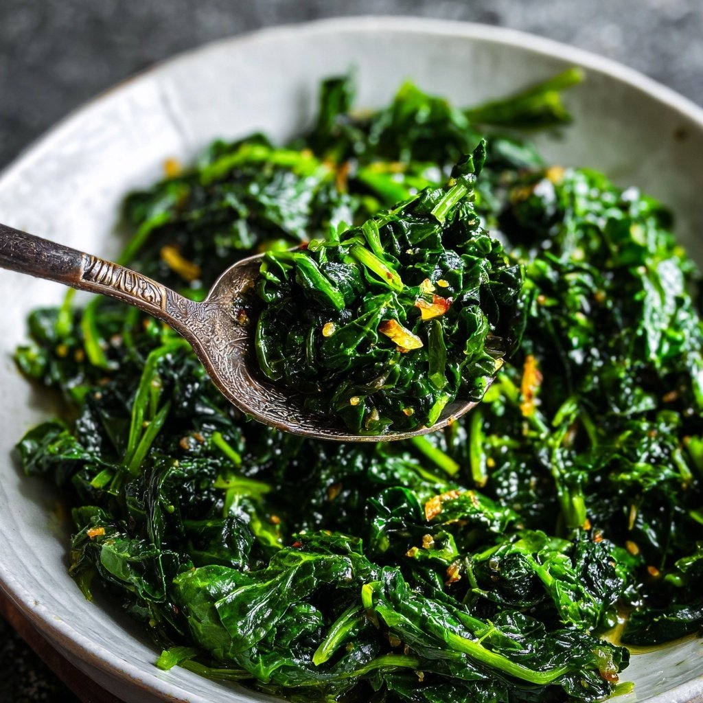 Jamaican Garlic Greens