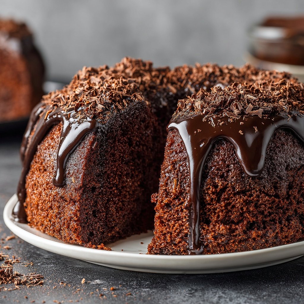 Chocolate Cake With Moist Cocoa Crumb
