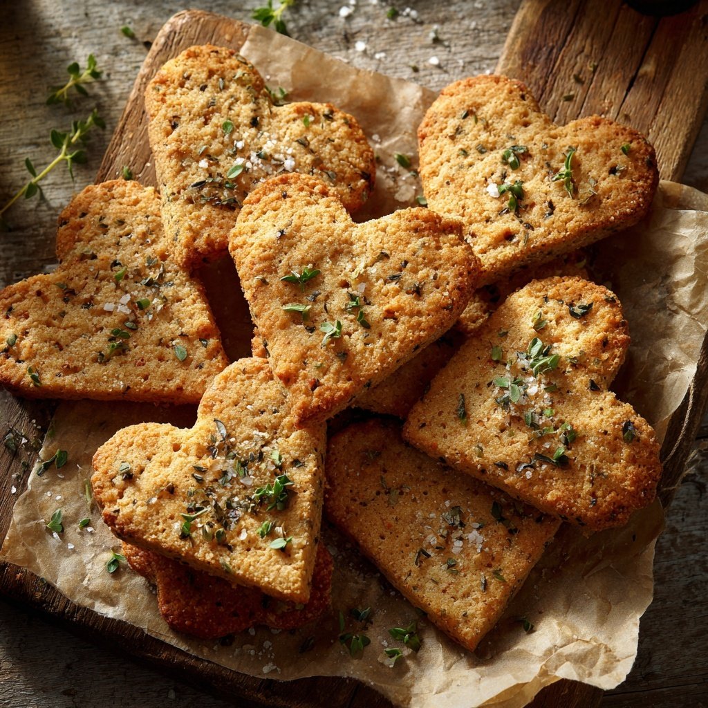 Valentines Snacks Heart Shaped Crackers