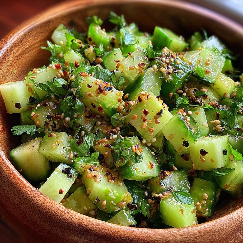 Celery Salad With Cucumber