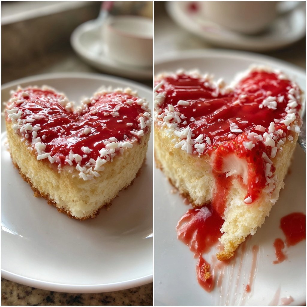 Mini Heart Cake for Valentines