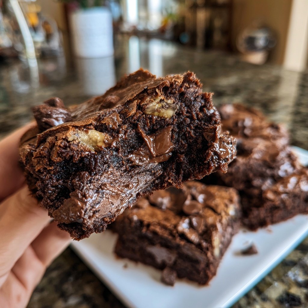 Chocolate Banana Brownies