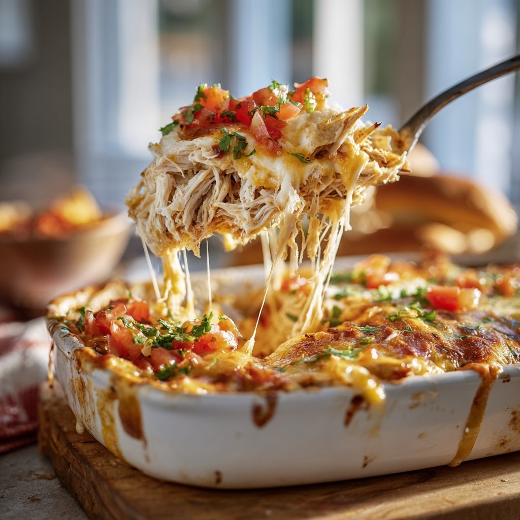 Rotisserie Chicken Taco Casserole