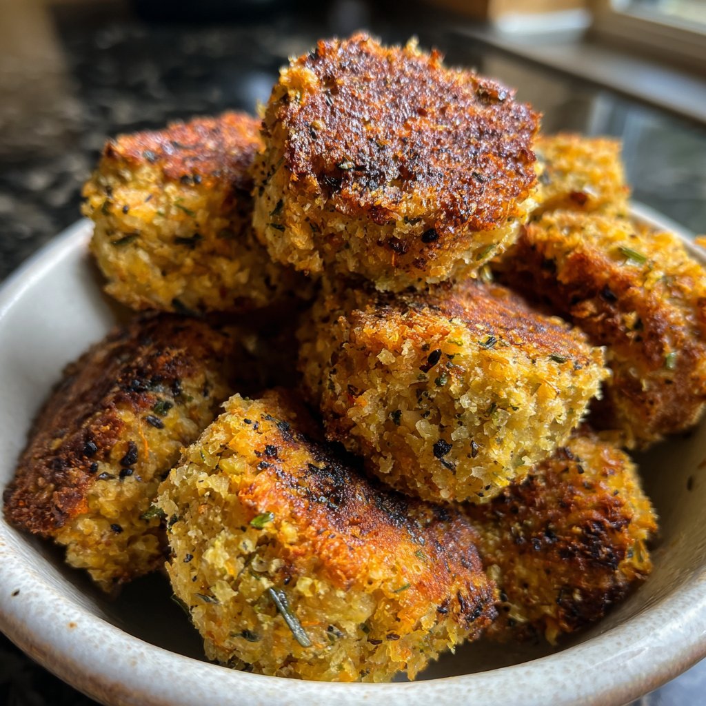 Crispy Cauliflower Veggie Nuggets