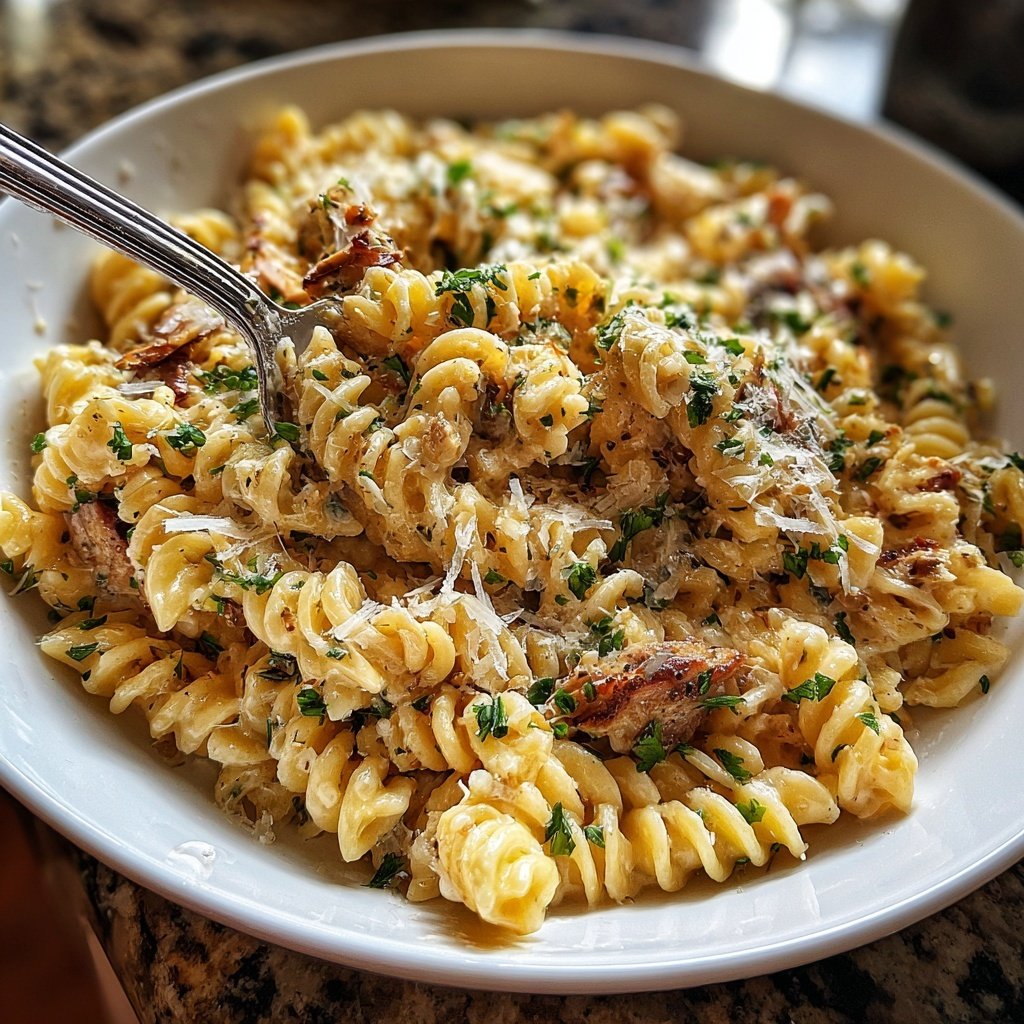 One-Pot Creamy Garlic Pasta
